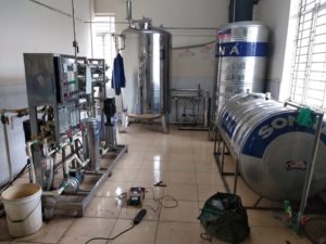Hệ thống lọc nước tinh khiết công suất 250 lít/h cho bệnh viện HBtech