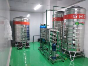 Hệ thống lọc nước RO công nghiệp sử dụng trong phòng sạch